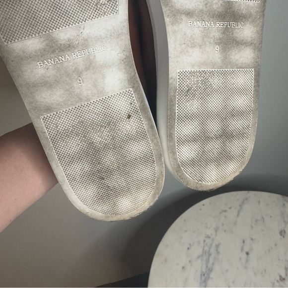 Banana Republic Mens Shoes Size 9 Brown Vegan Leather sneakers - Picture 7 of 7